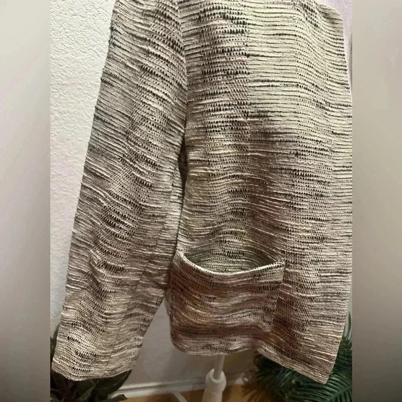 Eileen Fisher roundneck blazer jacket size M - Picture 5 of 11